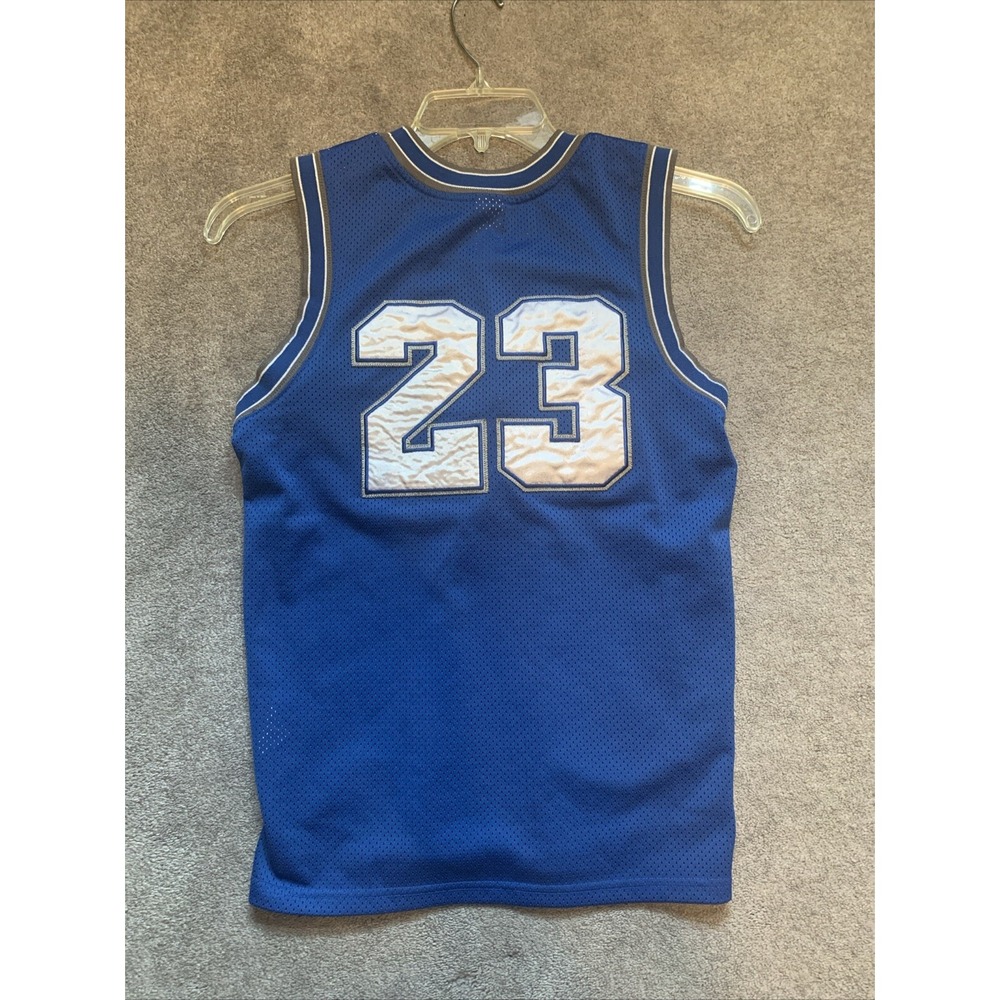 Jordan Wings‎ Jersey  Blue M 12-14 Michael Jordan Chicago Bulls Vintage Youth - Picture 2 of 7